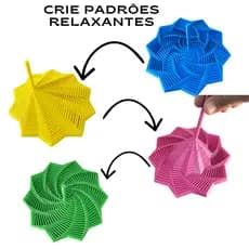 Fidget Toy Estrela Sensorial Anti stress Relaxante Depressão Sensorial Espectro Autismo Rotativo