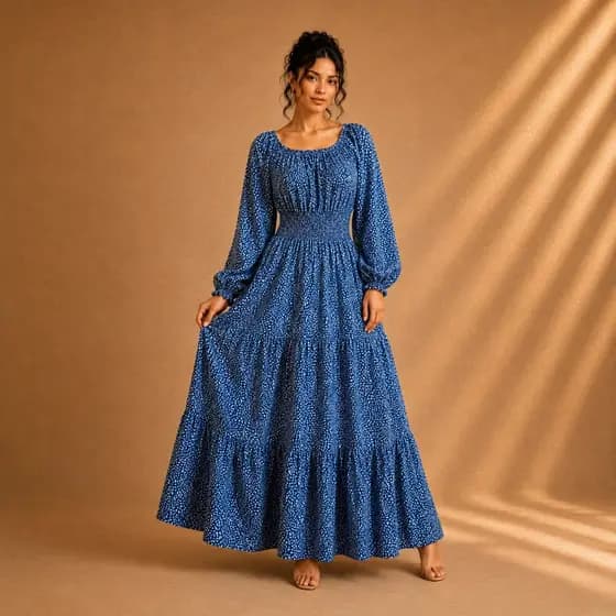 Vestido Feminino Estampado Modelador Tendencia Inverno Frio Roupas Estilosas Casual Chic Elegante Festa Culto Igreja