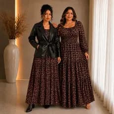 Vestido Feminino Manga Longa Elegante Plus Size Casual Chic Moda Blogueira Festa Culto Igreja Frio Inverno Modelador