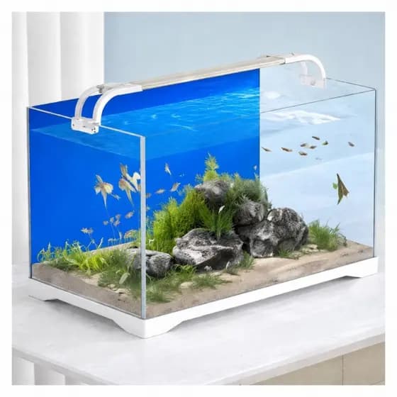 Adesivo Vinil Para Aquário Imprimax Premium 2m x 50cm Preto Fosco Semi Brilho Azul Fundo Aquário