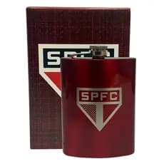 Cantil De Bolso São Paulo Porta Bebida 220ml Oficial Clubes