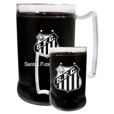 Caneca Gel Santos 400ml Térmica Oficial Times Coleção Clubes