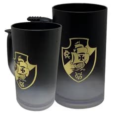 Caneca De Chopp Vasco 500ml Acrílico Oficial Torcedor Cruz De Malta Presente