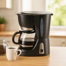 Maquina Cafe Eletrica 30 Xicaras Filtro Reutilizavel Sistema Antigotejamento Cafeteira Escritório