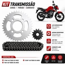 Kit Relacao Titan 160 Fan 160 e Start 160