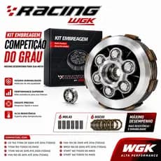 Kit Embreagem 6 molas Original WGK do Grau Honda Cg 150 160 Titan Fan Bros Competição Reforçada