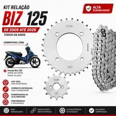 Kit Relacao Biz 125 Aplicável Em Todos Os Anos