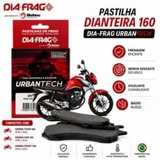 Pastilha Freio Dianteira Titan Fan Start Cargo 160 2018 A 2024 Com Cbs Diafrag Original