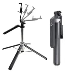 Tripé Suporte Celular Selfie Stick P180 - 360° Bastão de Selfie 1,8m com Controle Bluetooth Sem Fio