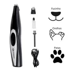 Máquina de Tosa para Pata Olhos Orelha Pet Cão Gato Aparador De Pelos Cortador