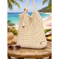 BOLSA TOTE /SACOLA DE CROCHÊ