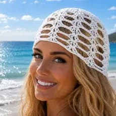 HEADPIECE CROCHÊ -TOUCA DE CROCHÊ /ACESSÓRIO PARA CABEL0 PRONTA ENTREGA