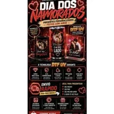 KITS ADESIVOS DTF UV DIAS DOS NAMORADOS PARA COPOS CANECAS VIDROS ACRILICO ESOCLHA SEU KIT FACIL APLICACAO