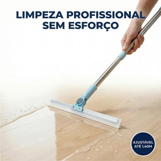 Rodo Mágico Limpa Tudo Silicone Multiuso para Box, Vidro, Piso e Azulejo - Limpeza Perfeita