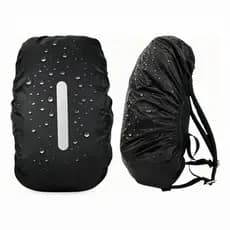 Capa Para Mochila De Chuva Refletiva Impermeável Protetora Para Motoboy Mala Anti Poeira Ajustável