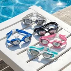 Óculos De Natação Profissional Com Protetor De Ouvido Piscina Praia Anti-Embaçamento  Lentes Uv