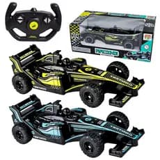 CARRO DE CONTROLE REMOTO FAZ DRIFT FORMULA 1 RECARREGÁVEL A BATERIA MUITO RÁPIDO AZUL PRETO AMARELO