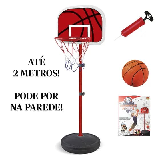 Basquete Completo Aro De Ferro com Rede para Cestas de Basquete Treinar ou Jogar Basquete