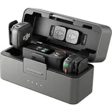 Microfone Dji Mic 3 - Padrão (2 Tx + 1 Rx + Case Carregador) Preto - Envio Imediato + Nf
