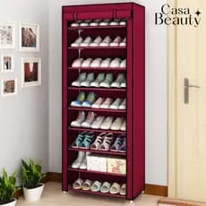 Sapateira para Calçados 9 Andares – Organizador Desmontável para 27 Pares de Sapatos CASA BEAUTY