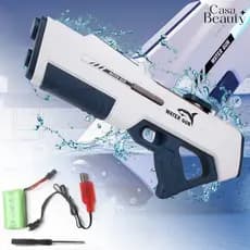 Pistola de Água Elétrica Recarregável com Absorção Automática e Disparo Contínuo 6+ CASA BEAUTY