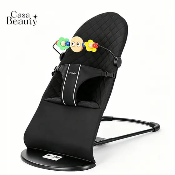 Cadeira de Descanso e Balanço Para Bebê P/ Dormir e Brinquedos Interativos CASA BEAUTY