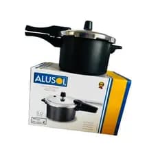 Alusol, Panela Pressão Teflon 5,0L  com Fechamento externo