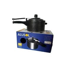 Alusol, Panela Pressão Polida 2,5L  com Fechamento interno