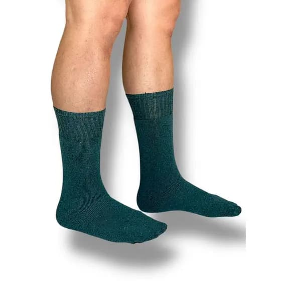 Par de Meias Cano Alto ideal p/ Coturno Militar e Botas Táticas – tecido resistente respirável macio