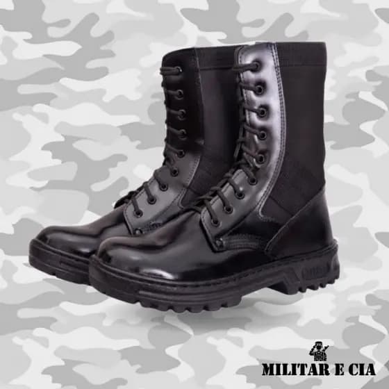 Coturno Tático Militar Calfesa Com Ziper