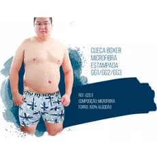 KIT 10 CUECAS Boxer PLUS SIZE Microfibra LISA / ESTAMPADA box GG1 / GG2 / GG3