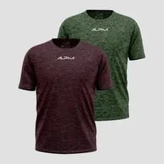 Kit 2 Camisetas New Fluid Masculina Dry Alpha