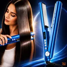 Chapinha Titanium 450F Bivolt Alisamento Rápido Controle Temperatura Anti Frizz Cabelo Liso Macio