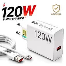 Fonte Carregador 120W Turbo Super USB-C Carga Rápida Android Xiaomi Cabo Duplo Tipo C Fonte