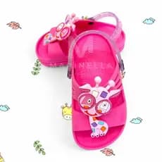 SANDALIA PAPETE  INFANTIL GIRAFINHA CONFORTAVEL LEVE DIA DIA ANTIDERRAPANTE ESCOLAR