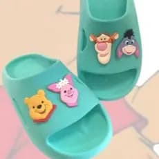CHINELO INFANTIL URSINHO POOH SLIDE LEVE VERAO INVERNO ESCOLAR CONFORTAVEL MACIO