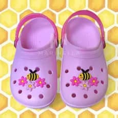 SANDALIA BABUCHE INFANTIL MENINA ABELINHA FLORES DELICADO LEVE CONFORTAVEL DIA DIA