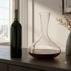Decanter De Vinho Cristal Canelado Fracalanza Soffiato 1,8L