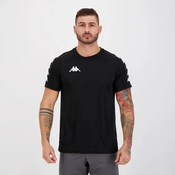 Camisa Kappa Sport Preta