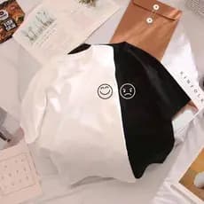 Kit 2 Camisetas Casal Namorados Opostos Calmo Estressado Minimalista