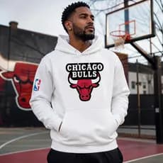 Moletom Canguru Blusa Chicago Bulls Time Basquete Premium Oferta de Inverno Várias Cores