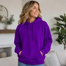 Blusa Moletom Canguru Liso Unissex 100% Algodão Qualidade Premium Várias Cores Promoção Inverno