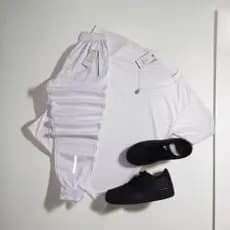 CONJUNTO 1 CALÇA + 1 CAMISA MASCULINO SIMBOLO REFLETIVEL / KIT DRI-FIT ESPORTIVO