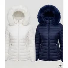 Casaco Puffer Feminino Removível Jaqueta Bobojaco Feminina Peluciado Puffer Original Inverno