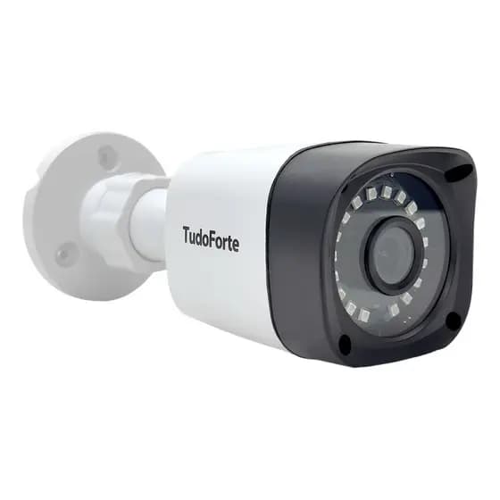 Câmera de Segurança Full HD TF 1080p 2MP Bullet 20 Metros Infravermelho Lente 2.8mm Tudo Forte Compatível com Analógico