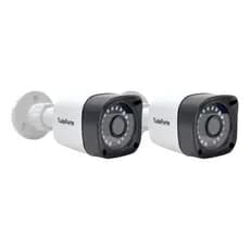 Kit 2 Câmeras de Segurança Full HD 1080p 2MP Bullet 20 Metros Infravermelho Lente 2.8mm Tudo Forte