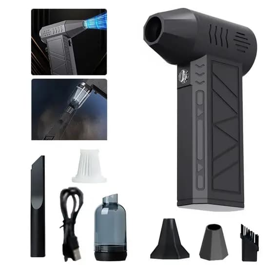 Soprador e  Aspirador 2 Em 1 Turbo Ventilador Super Potente e Compacto Usb