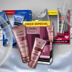 SIAGE KIT CAIXA PROMOPACK - NUTRI ROSE - HAIR PLASTIA - LISO INTENSO - GLOW EXPERT -  CICA THERAPY