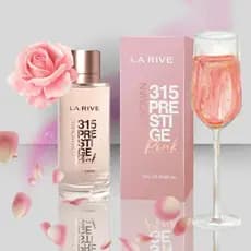 Perfume La Rive 315 Prestige Pink Feminino 100ml Floral De Mulher Para Noite Dia a Dia