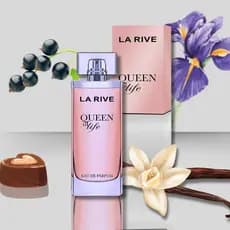 Perfume La Rive Queen Of Life Feminino 75ml Oriental De Mulher Para Noite Dia a Dia